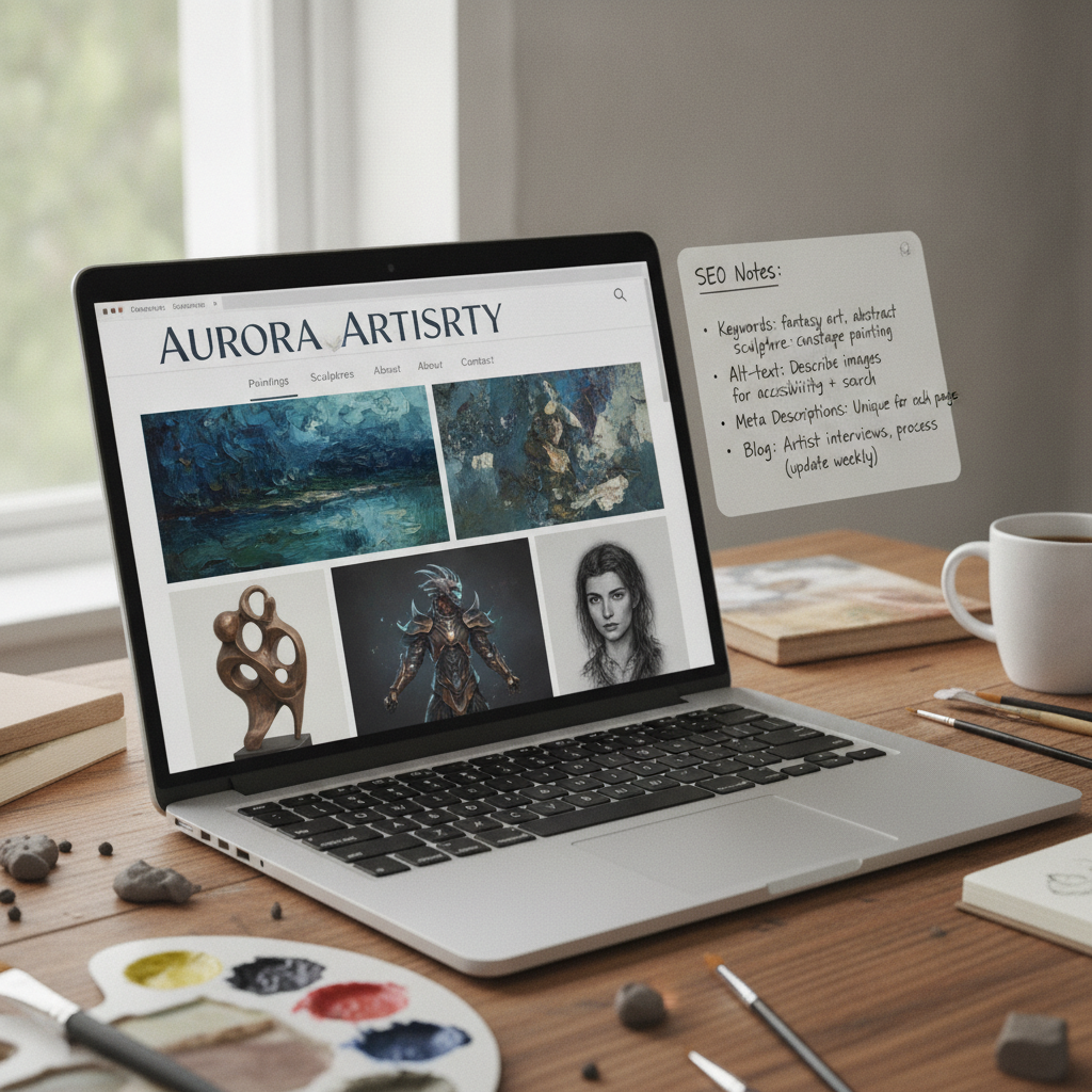 SEO Tips for Artists: How to Make Your Portfolio Discoverable Online