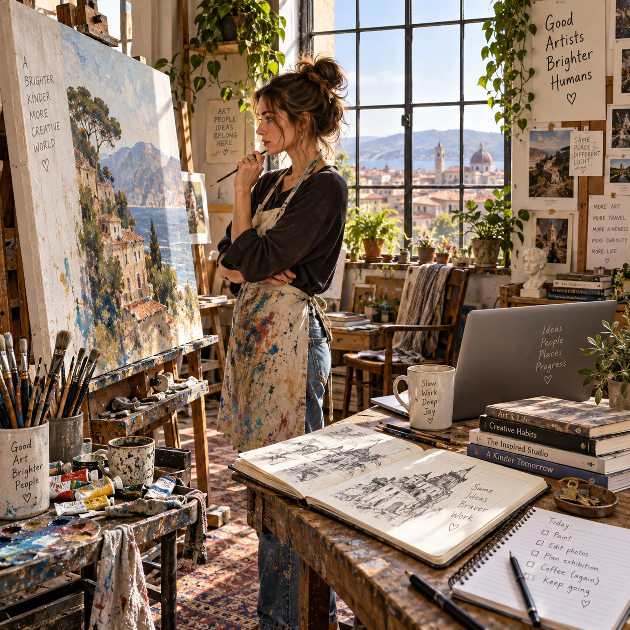 Behind the Scenes: A Day in the Life of a Professional Artist